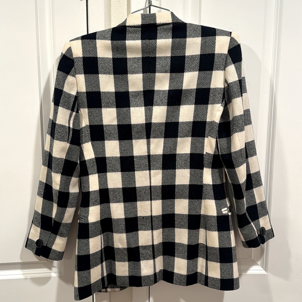 Vintage Jones New York Plaid Gingham Blazer - Picture 2 of 3